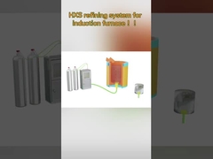 Top & Bottom Argon Blowing System for Foundry Refining